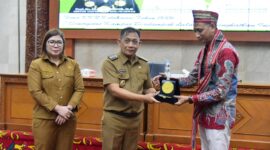 Wakil Bupati Kutai Barat, H.Nanang Adriani Saat Menerima 183 Mahasiswa Kuliah Kerja Nyata (KKN) Universitas Mulawarman (Unmul) 2026.