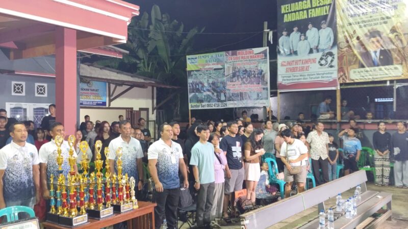 Berlangsung Meriah : Penutupan Turnamen Bola Voli Sumber Sari Cup III 2026 Ditutup.
